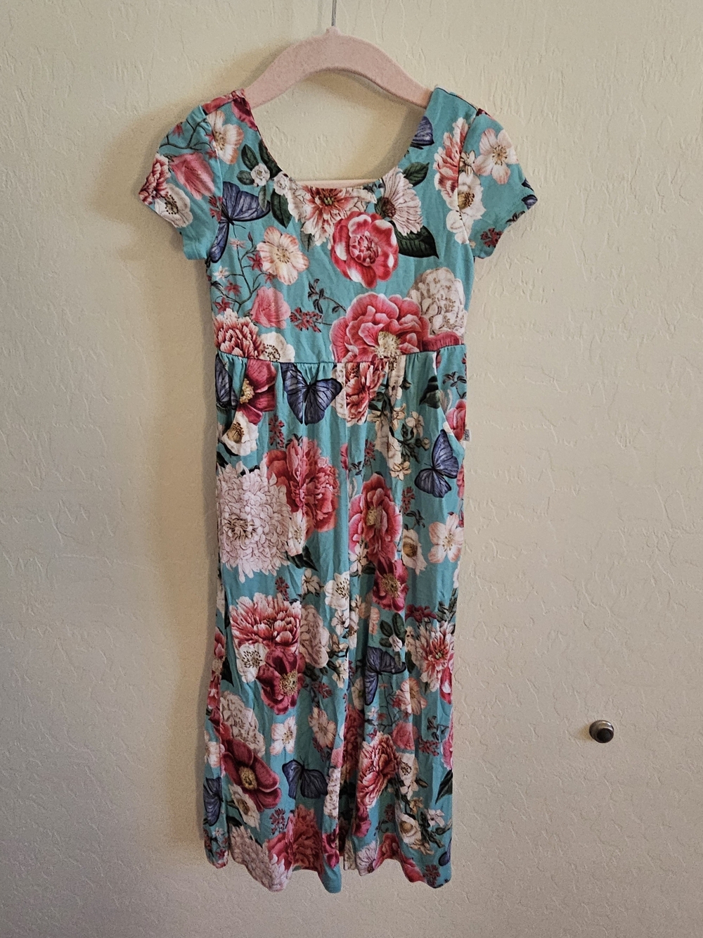 Posh Peanut Nikki Danielle Short Sleeve Scoop Wide Leg Jumpsuit 3T-4T